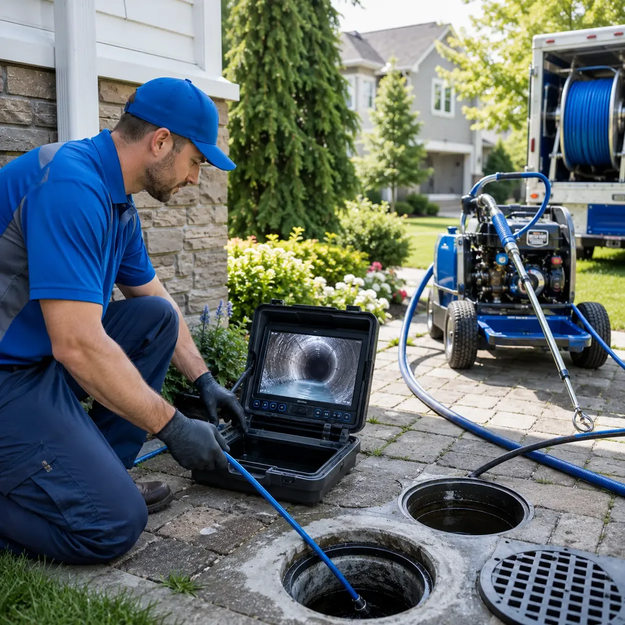 Outdoor drain cleaning professionals serving Exeter, CA